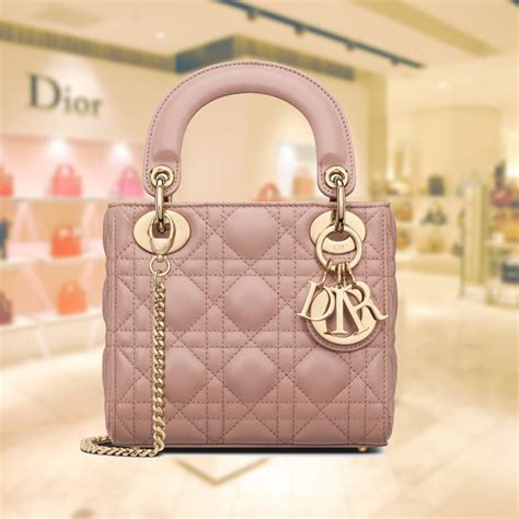 lady dior mini rosa|Lady Dior small size.